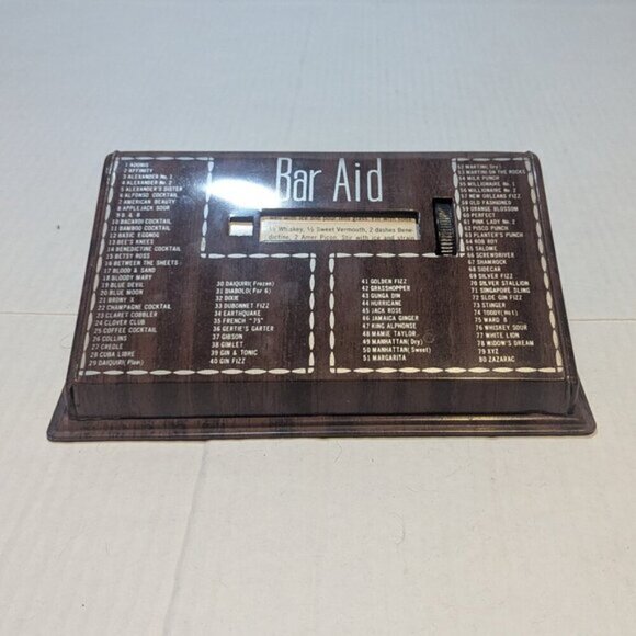 Vintage Bar Aid Drink Recipe Selector Mid-Century Cocktail Guide 80 Recipes MCM - Picture 4 of 5